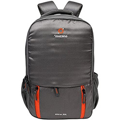 Murano Storm 33 LTR Casual Backpack for Men Women with 3 Compartment and Polyester Water Resistance Backpack- Grey