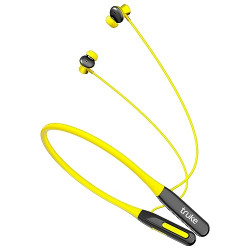 truke Yoga Mystic lite Wireless in Ear Earphone with mic, with 50H of Playtime, ENC, Real Silicon Design, USB-C Fast Charge, 13mm Titanium Speaker, Dual Pairing, 40ms Low Latency, BT 5.2, IPX4 (Yellow)