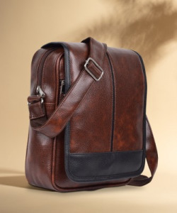 SPOTIC Brown Sling Bag Casual Trendy Travel Slingbag For Men