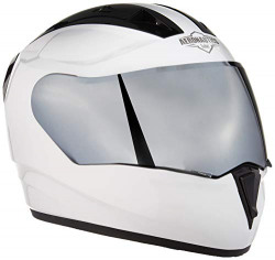 Steelbird SA-1 Aeronautics Full Face Helmet White, Size: L(57-58 cm)