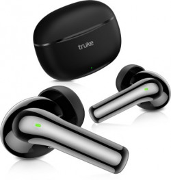 truke Buds Q1+ with 80H Playtime, Quad Mic Adv.ENC, 12mm Drivers, Gaming Mode (45ms) Bluetooth Headset(Black, True Wireless)