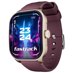 Fastrack FS1 Pro Smartwatch|Worlds First 1.96 Super AMOLED Arched Display with Highest Resolution of 410x502|SingleSync BT Calling|NitroFast Charging|110+ Sports Modes|200+ Watchfaces