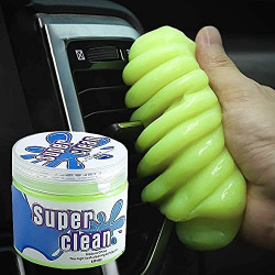 Car Cleaning Gel for Universal Slime Cleaner for Keyboard Auto Interior Vent Laptop Electronics Dust Cleaning Mud Detailing Putty Reusable Jelly Silicone Magic Gel
