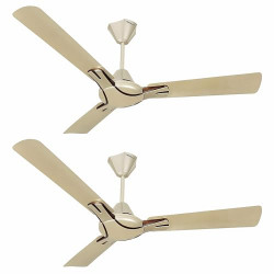 Havells 1200mm Nicola Energy Saving Ceiling Fan (Gold Mist Copper, Pack of 2)