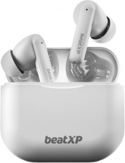 beatXP Vibe XPods with 60H Playtime, Quad Mic ENC, Gaming Mode, BT 5.3 Wireless Earbuds Bluetooth Headset(White, True Wireless)