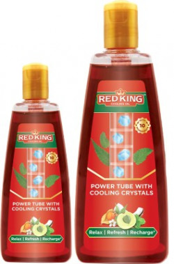 Red king Cooling Oil, Non Sticky, Relieves Body Aches, Sleeplessness, Headache & Fatigue Hair Oil(460 ml)