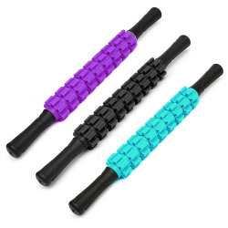 Slovic Massage Stick (Pack of 1) | Self-Massage Equipment for Instant Muscle Pain Relief & Workout Recovery | Relieves Pain & Soreness from Shoulder, Neck, Back, Legs | Anti-Slip Grip | Color May Vary