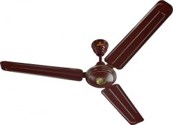 amkash SAPPHIRE 3 Star 1200 mm Ultra High Speed 3 Blade Ceiling Fan(GLOSS BROWN, Pack of 1)