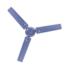 MILTON Brezza 1200mm (48 ) High Velocity BEE Star Rated Decorative Ceiling Fan | High Air Delivery | Upto 31% cost Saving | 1+1 Year Warranty (Metallic Blue) | Efficient Energy Saving Motor