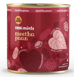 Go Desi Meetha Paan Mouth fresheners, Desi Mints, Refreshing Mouthfreshener, Mukhwas,90 g (Pack of 1)
