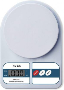 beatXP Kitchen Scale Multipurpose Portable Digital Weighing Scale for Home| LCD Display Weighing Scale(White)