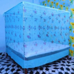 RN ENTERPRISE Adults Washable Double Bed Mosquito Net