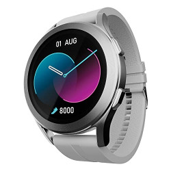 SENS EDYSON 2 Smartwatch with 1.32 Round IPS Display with BT Calling, 150+ Watch Faces & Free Additional Strap (Platinum Grey)