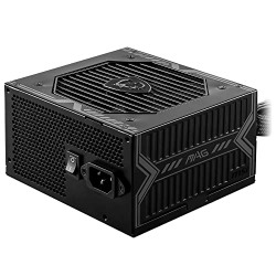 MSI MAG A650BN Power Supply Unit - 650W, 80 Plus Bronze Certified, 12V Single-Rail, DC-to-DC Circuit, 120mm Fan, Active PFC Design, Multiple Connectivity, for Gaming PC, 5-Year Warranty
