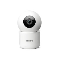 PHILIPS 3MP Wi-Fi CCTV HSP3500 Indoor 360 Security Camera | 2K(1296p) Resolution | Pan, Tilt & Zoom | 2 Way Talk | Motion & Sound Detect | 2 Year Brand Replacement Warranty