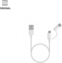 Mi USB Type C Cable 2 A 30 cm 22243(Compatible with Mobile, White, One Cable)