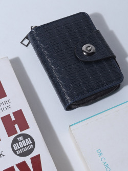 The Roadster Lifestyle Co. Unisex Textured Leather Card Holder Wallets