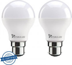 Syska 12 W Standard B22 LED Bulb(White, Pack of 2)