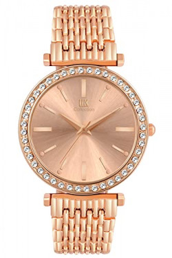 IIK COLLECTION Watches For Women Stainless Steel Analogue Chain & Diamond Studded Dial Ladies Watch - Water Resistant Womens Watches