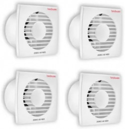 Hindware Zorio Ax Neo Pack of 4 150 mm 150 mm 7 Blade Exhaust Fan(White, Pack of 4)