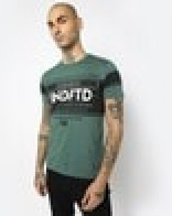 Regular Fit Typographic Print Crew-Neck T-Shirt