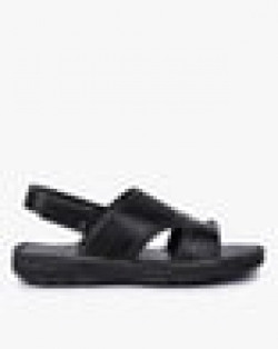 Men Slingback Flat Sandals with Velcro Fastening