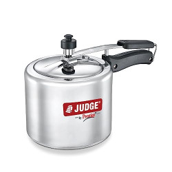 Judge by Prestige Deluxe 5 L Induction Bottom Pressure Cooker (Aluminium)