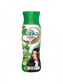 Dabur Vatika Enriched Coconut Hair Oil for Hair Fall Reduction - 450 ml