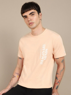 Dennis Lingo Typography Printed Slim Fit T-shirt