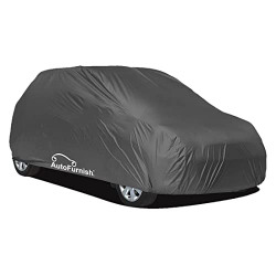 AutoFurnish Matty Grey Car Cover - Maruti Suzuki 800 | Water Resistant | Triple-Stitched | Dust and Heat Protection | Matte Finish | Elastic Bottom| Heavy Buckle | Stylish Car Accessories (Grey)
