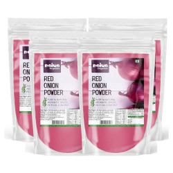 Paiya Organics 4x100gm Red Onion Powder Pure & Natural Aromatic Spices Rich Oil Content Good For Cooking (400gm)