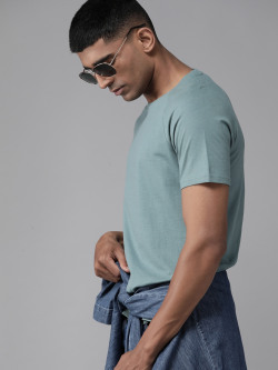 The Roadster Lifestyle Co. Pure Cotton Raglan Sleeve T-shirt