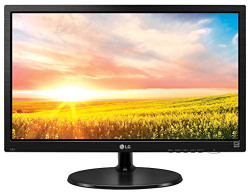 LG 20M39A (19.5 Inch, 49 Cm) HD LCD Monitor (1366 X 768 Pixels) with TN Panel, VGA Port, Wall Mount, Onscreen Control, Reader Mode, Flicker Safe, 3 Year Warranty - Black