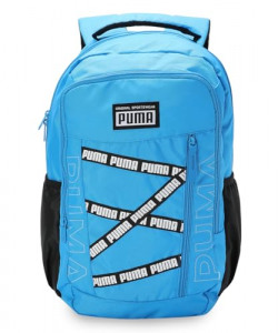 Puma Unisex-Adult TapeColorblock Backpack, Nrgy Blue-Black (9103502)