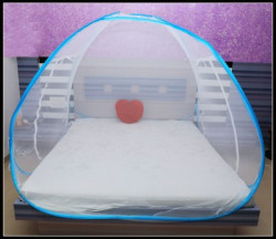 Faawn Adults Washable Double Bed Mosquito Net(White, Blue, Tent)
