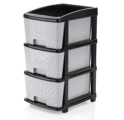 Sorbus Multipurpose Drawer Plastic Modular Chest Storage Organizer Home, Office, Parlor, School, Doctors, Home and Kids (Grey 3XL)