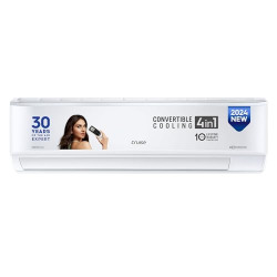 Cruise 1.5 Ton 3 Star Inverter Split AC with 7-Stage Air Filtration (100% Copper, Convertible 4-in-1, PM 2.5 Filter, 2024 Model, CWCVBK-VQ1W173, White)