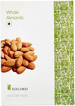 Amazon Brand - Solimo California Almonds Whole (Grade - Non Pareil) 250G