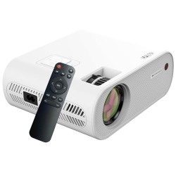ZEBRONICS LP1000 LED Projector with 3300 Lumens Max, 150-inch Screen Size, HDMI in, AV in, AUX Out, USB x 2, FHD 1080p, 50,000h Lifelong LED lamp, Built in Speaker, Ceiling Mountable