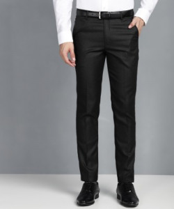 CYPHUS Regular Fit Men Black Trousers Starts at Rs:379