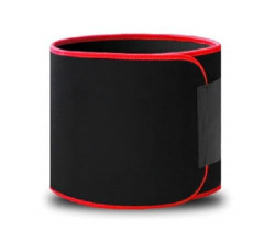 SPANCO Sweat Slim Belt - Slim Belt for Men and Women, Tummy Trimmer, Body Shaper, Sauna Waist Trainer - Size : Upto 42 Inch) (Color : Red & Black) (No. of Belt : 1)