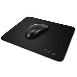 BESTOR Ultra-Low Friction Gaming Mouse Mat, Anti-Slip Base, High Durability, Waterproof, Quick Movements Mousepad for Pro Gamers or Grafic Designers Working at Home and Office, 350 X 250 X 2 MM