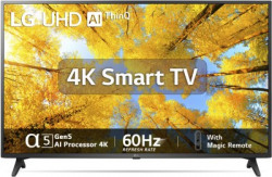 LG UQ7550 139 cm (55 inch) Ultra HD (4K) LED Smart WebOS TV 2023 Edition with a5 Gen5 AI Processor 4K, Magic Remote, 60Hz Refresh Rate(55UQ7550PSF)