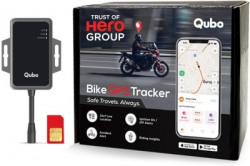 Qubo HTAB11NZ12 Bike|AntiTheft,Towing& Accident Alert|Installation Help|12 Month Plan GPS Device(Black)
