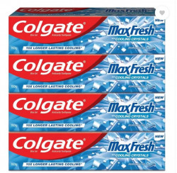 Colgate Maxfresh Blue Gel Peppermint Ice Toothpaste (600 g, Pack of 4)