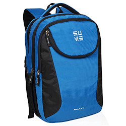 EUME Palaxy 32L Water Resistant Bag/Backpack for Laptop/MacBook up to 15.6 inches for Office/Travel/College for Men and Women with 3 compartments (Royal Blue)