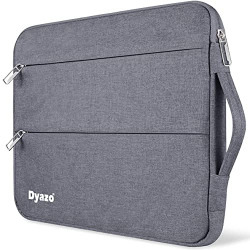 Dyazo Water Resistant Laptop Sleeve with Handle Compatible for 15 Inch to 15.6 Inches laptops & Notebooks - Grey