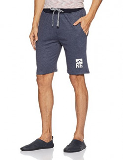 Amazon Brand - Symbol Men's Lounge Shorts (TSH17-02_Blue Melange_XX-Large)