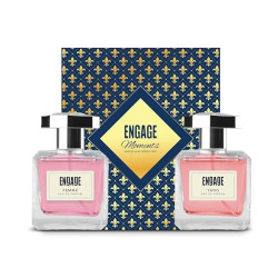 Engage Moments Luxury Perfume Gift for Women, Long Lasting, Birthday Gift, Fruity & Floral, Pack of 2, 200ml