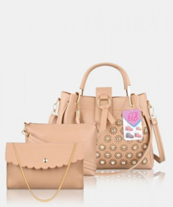 LIKE STYLE Women Beige Messenger Bag Starts at Rs:499